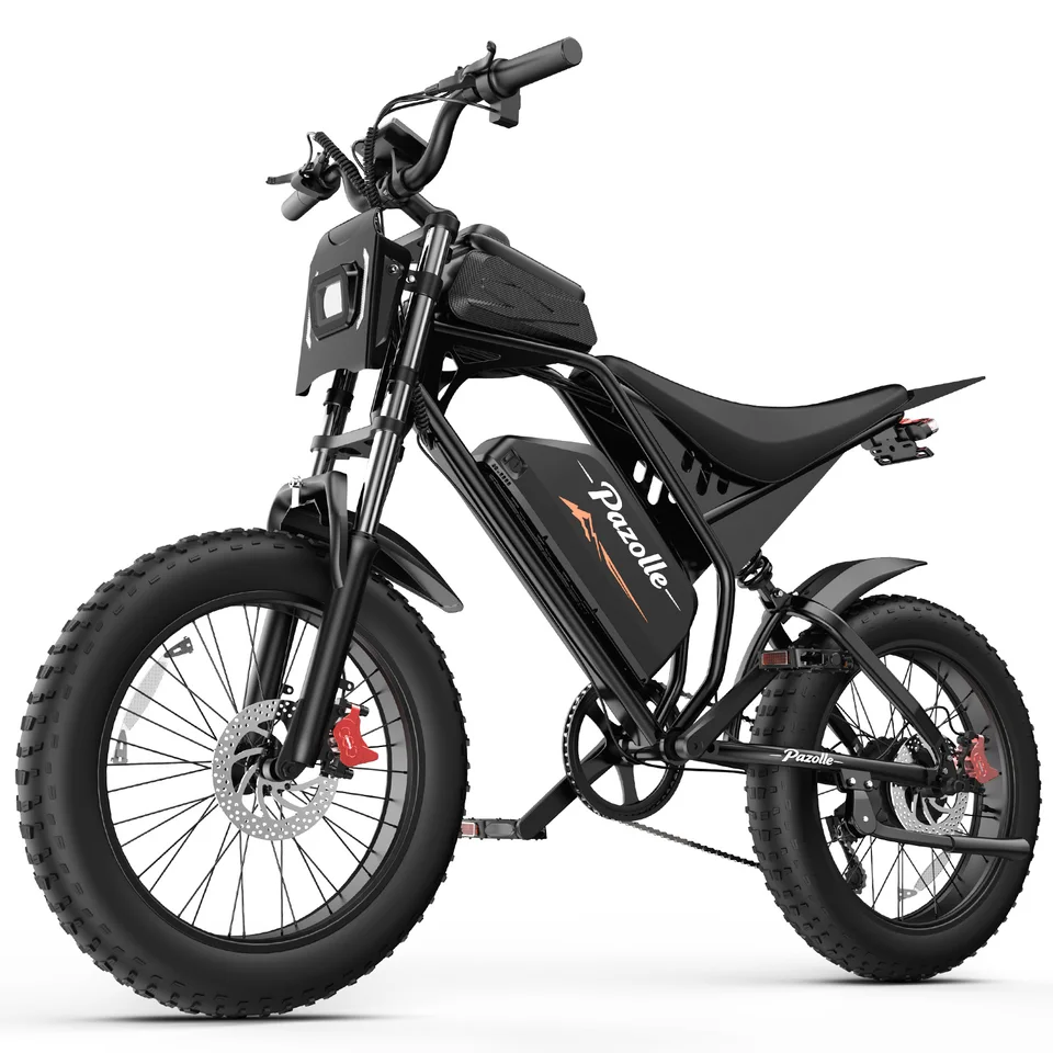 Peak 2000W Electric Dirt Bike for Adults 37MPH 52/25Ah Battery Hydraulic Brake Full Suspension Electric Motorcycle