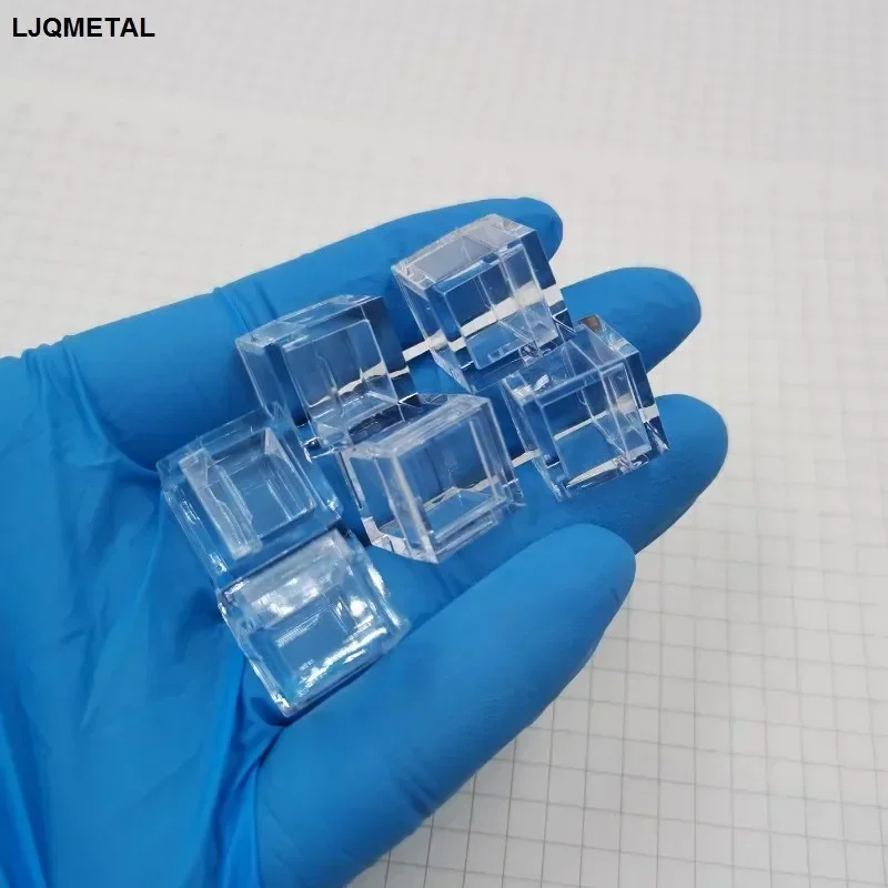 10mm Element Cube Display Case - Clear Acrylic Box for Periodic Table Samples & Collectibles