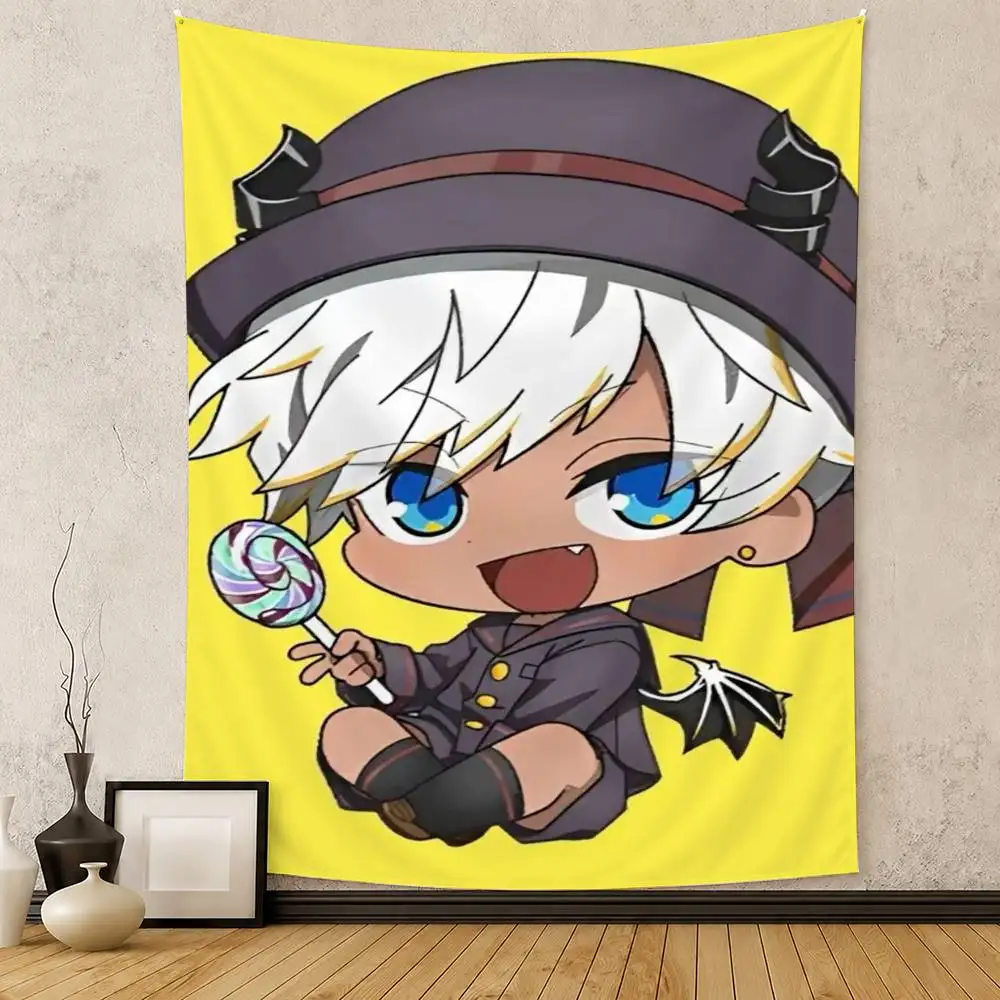 CUTE Game O-Obey Me  Mammon Flag Digital Printing Banner for Garage Wall Out Door Decoration