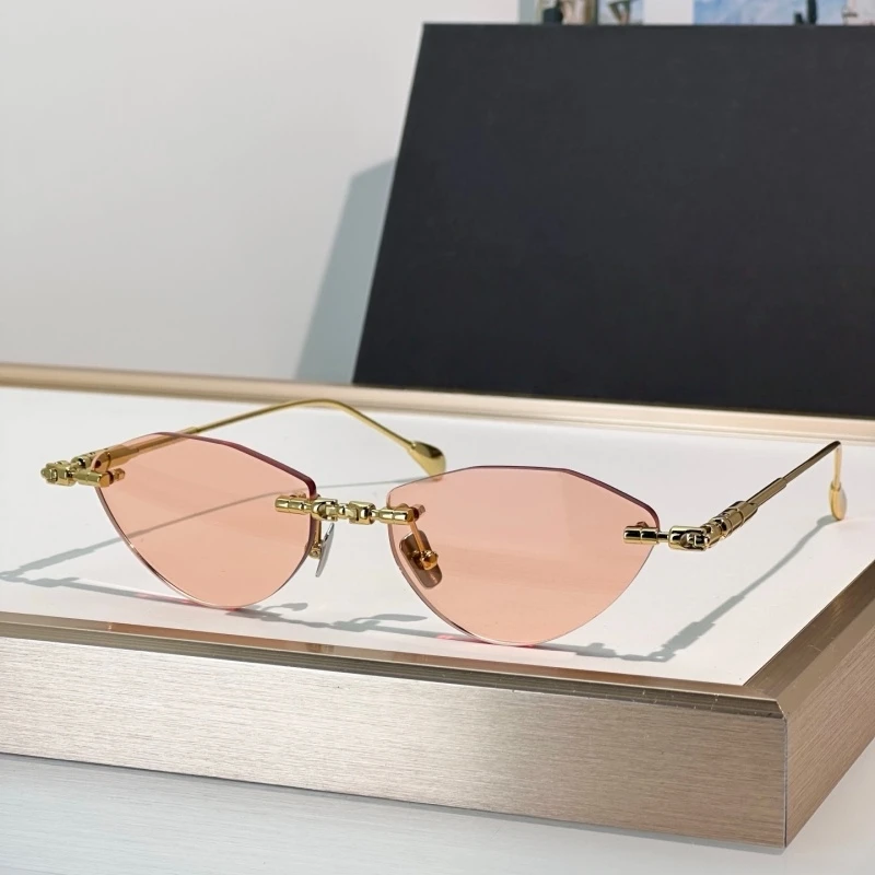 

Солнцезащитные очки KUB Maske H64, немецкий бренд, роскошные овальные женские очки, модель 2026, из сплава, для активного отдыха, женские, для путешествий