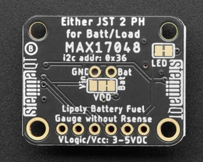 MAX17048 LiPoly/LiIon Fuel Gauge 5580 Battery Monitor Circuit Board for Electronic Devices