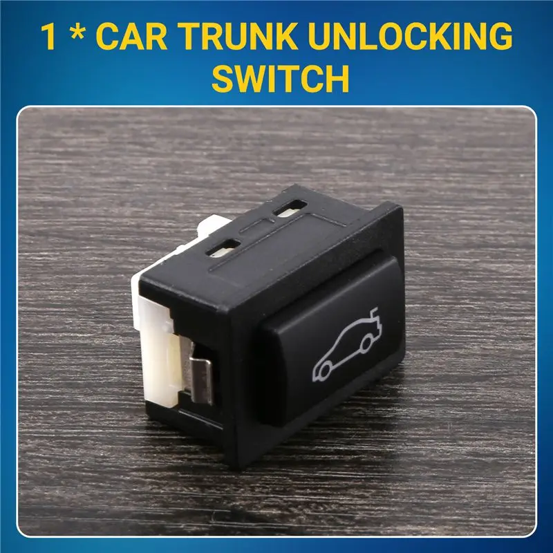 【Price Drop !!】-Universal Car Trunk Unlocking Switch Button Plastic Black For BMW F20 F30 F35 F10 F11 F18 E84 61319200316 2011-2