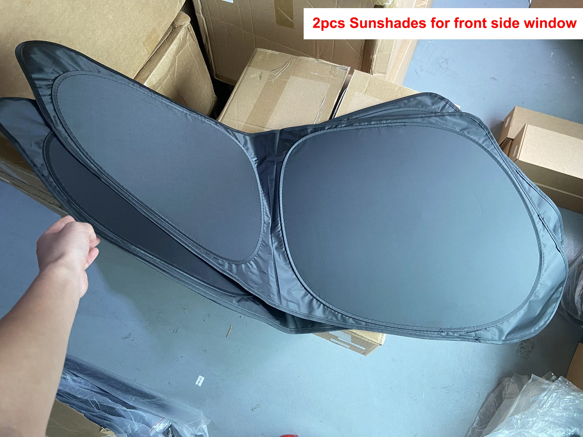 Für Tesla Model Y L 2026 Sonnenschutz für Vorder- und Hinterseitenfenster, YL Windschutzscheiben-Sonnenschutz, Outdoor-Camping-Privatsphären-Zubehör – Detail 12