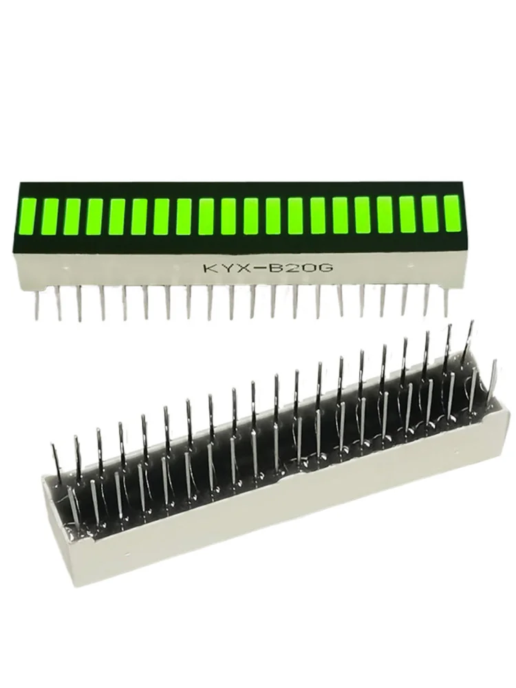 10 sztuk 50.5*10*8mm bardzo jasny wyświetlacz LED zielony/czerwony/żółty 20-segmentowy wykres słupkowy dla mobilnego modułu ładowania wykresu słupkowego DIY — zdjęcie produktu 7