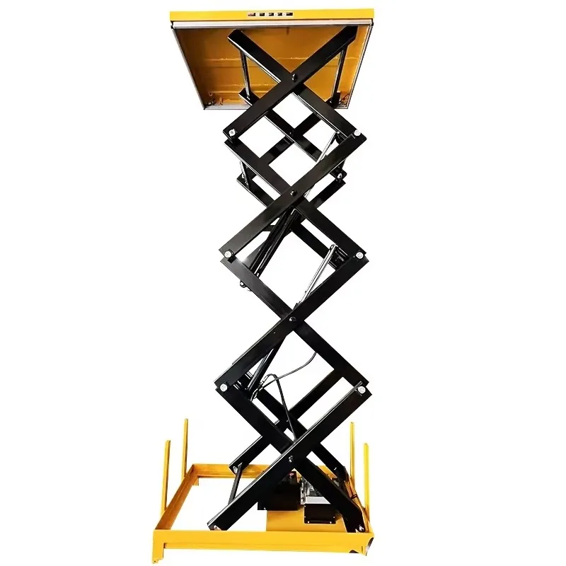 

Hydraulic Floor Cargo Lifting Platform Electric Double Scissor Lift Table