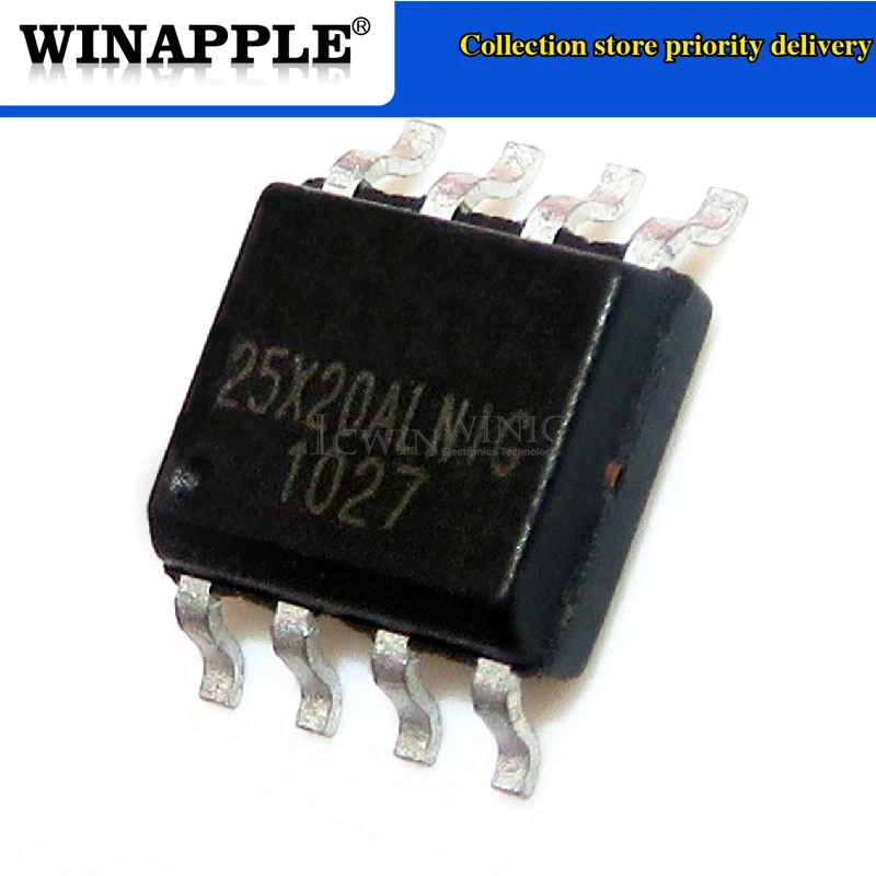 Lote de 5 unidades W25X20ALNIG 25X20ALNIG 25X20 EN25Q64-104HIP EN25Q64 SST25VF032B-80-4I-S2AF SST25VF032B SST25VF010A-33-4C-SAE SOP-8