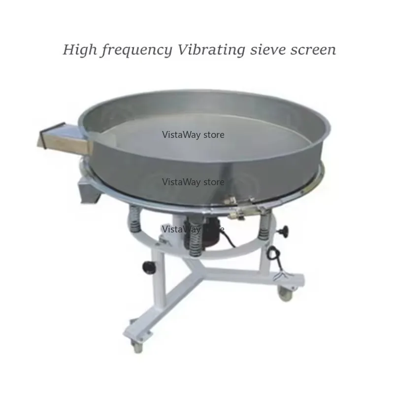 Tapioca Starch Vibrating Screen Stainless Steel Soybean Milk Dregs Remover Wine Lees Slurry Filtering Vibrating Screen