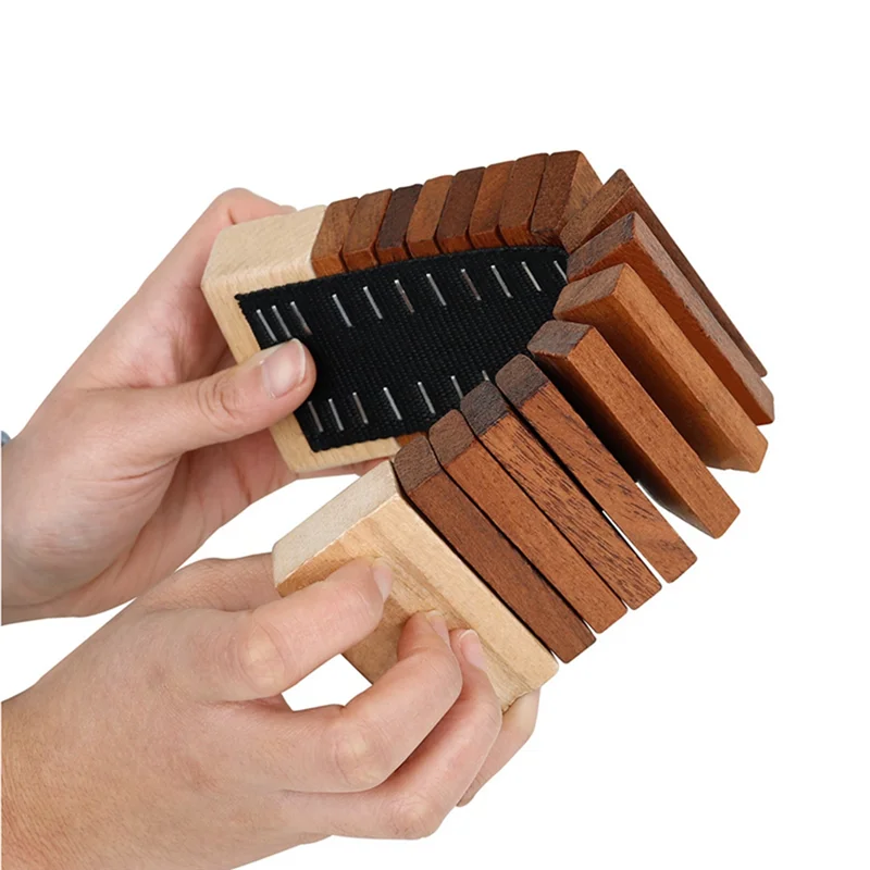 Children Kids Wood Wooden Percussion Music Musical Educational Instruments Toy Gift Sound Early Develop,Brown