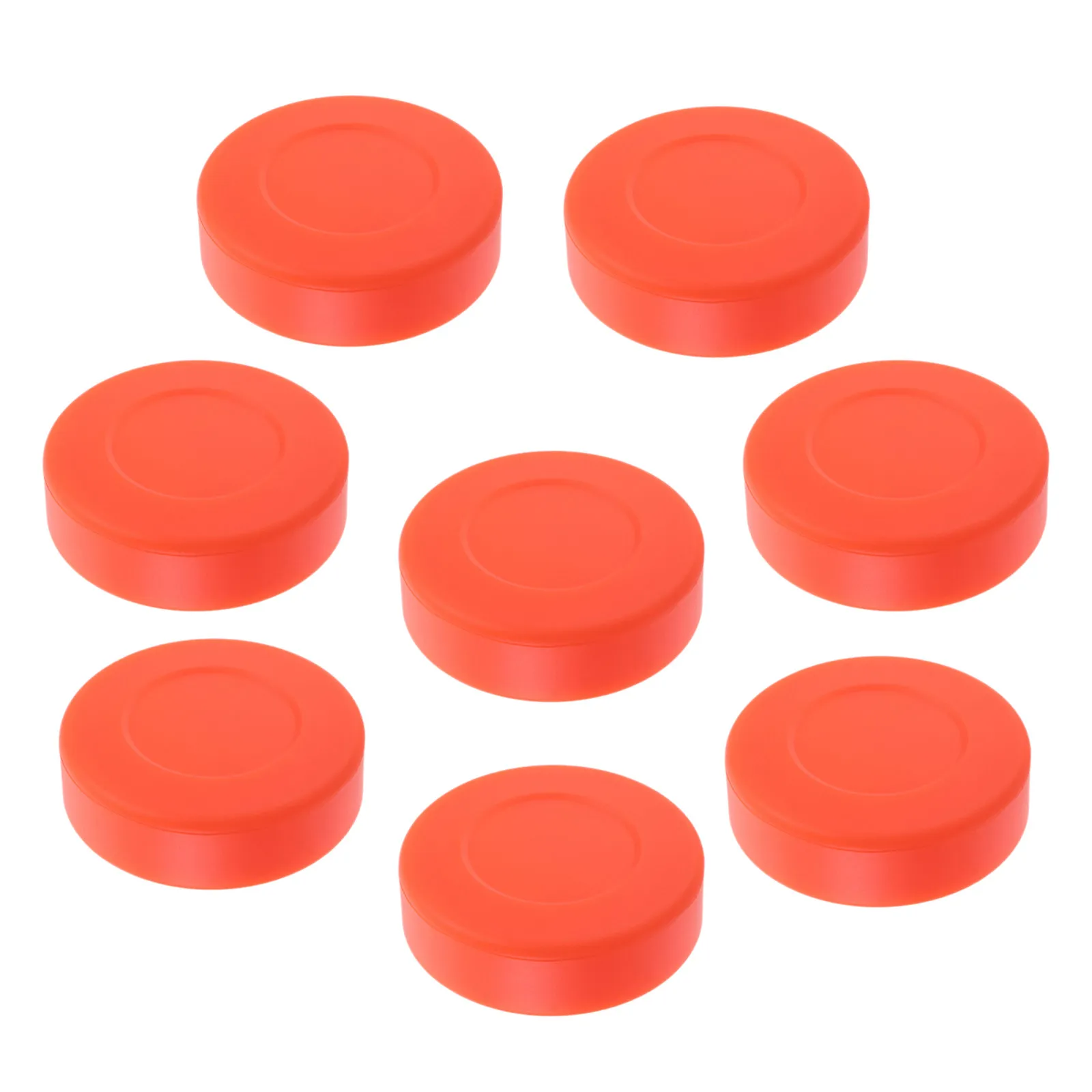 

Набор из 8 матовых оранжевых хоккейных шайб из легкого ПВХ-пластика для тренировок по хоккею на льду, для игр в помещении и на улице, для молодежи