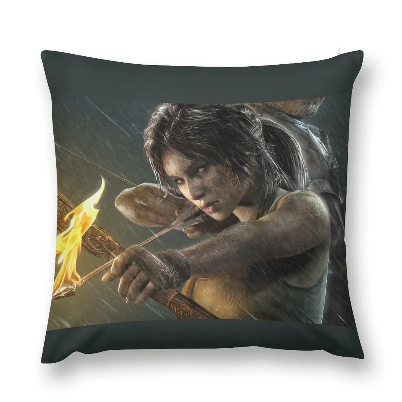 Lara Croft - Tomb Raider Throw Pillow Pillow Case Christmas Pillow Cushions For Sofa