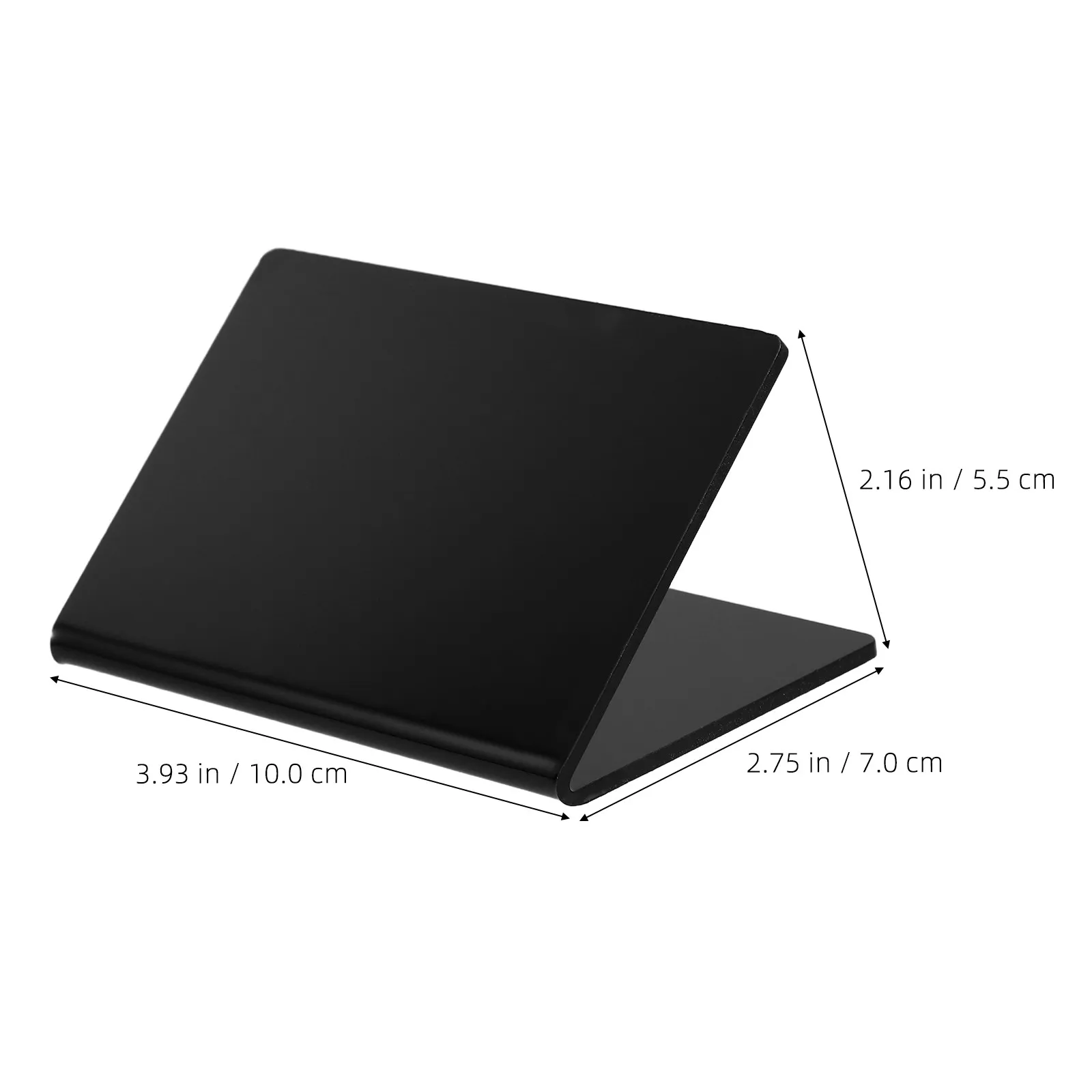 6Pcs Acrylic Mini Chalkboard Labels Erasable Display Signs Tabletop Food Bakery Dessert Labels Mini Chalkboard for Bakery