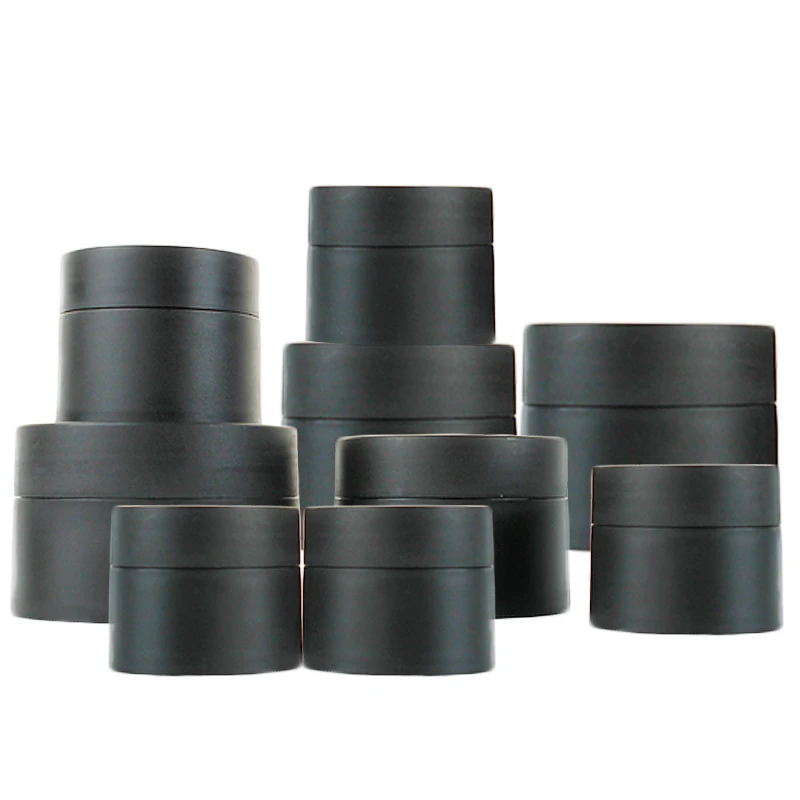 30 szt. Kremowe słoiki do twarzy kosmetyczne plastikowe pudełko puste ciasna talia pojemnik przenośny 10g/15g/20g/30g/50g do wielokrotnego napełniania butelki