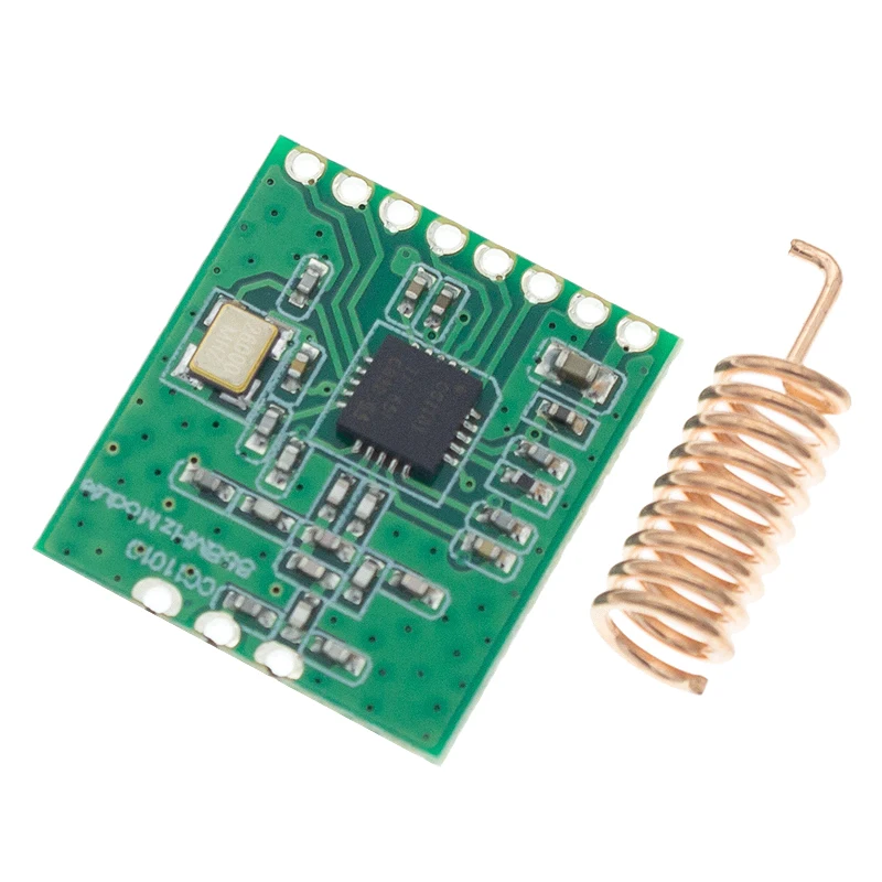 CC1101 Wireless Transceiver Module - 433MHz/868MHz, 10mW, 300-1000M Range - With SMA Antenna YANXD