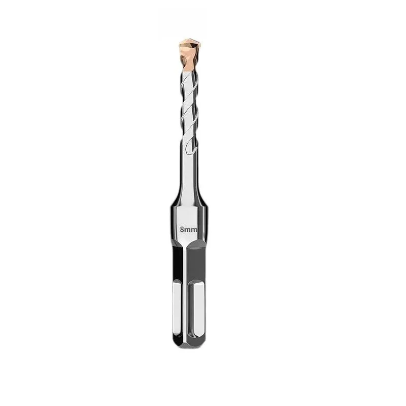 Impact Drill Bit Square Round Handle Extended Through Wall Slotted Bit Concrete Punching Rotary Drill