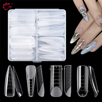 TP Nail Dual Form Set Quick Building Gel Molds Acrylic False Nail Tips for Nail Extension Duet System Top Forms Manicure Tools