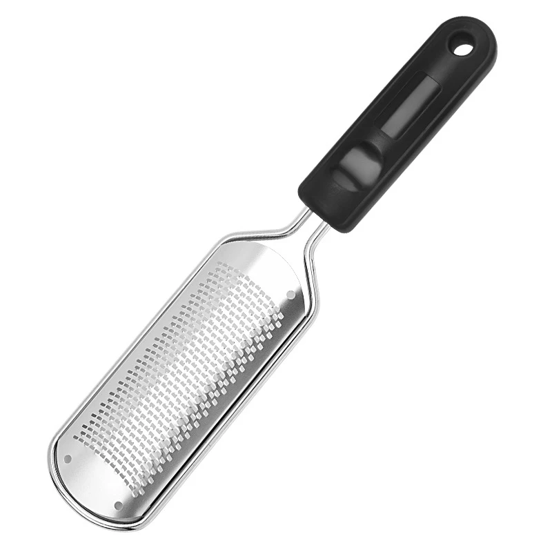 مبرد قدم من الفولاذ المقاوم للصدأ مسامير القدم على الوجهين وإزالة الجلد الميت، مطحنة القدم، فرك لوحة القدم