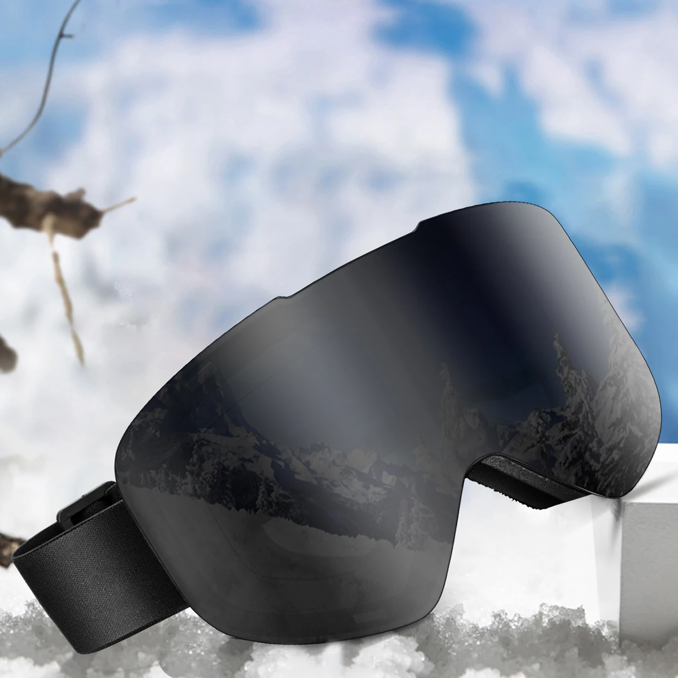 Outdoor-Ski-Brille, Wintersport, UV400, beschlagfrei, Snowboard-Brille für Männer und Frauen, Teenager, Weihnachts- und Neujahrsgeschenke