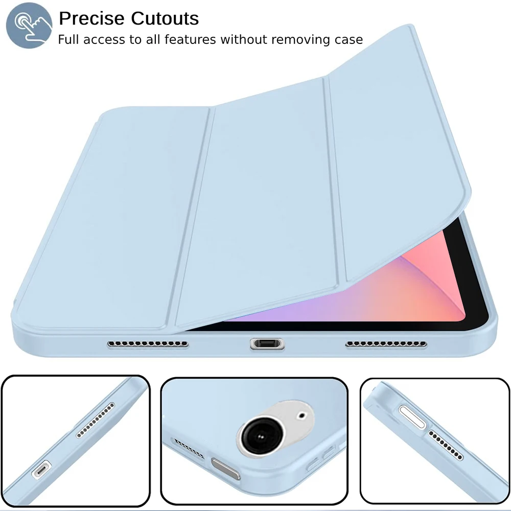 Ultra-Thin Protective Tablet Case for Samsung Galaxy Tab S10/S9 FE S10 Lite 10.9' S9 11' with Auto Sleep Wake Function