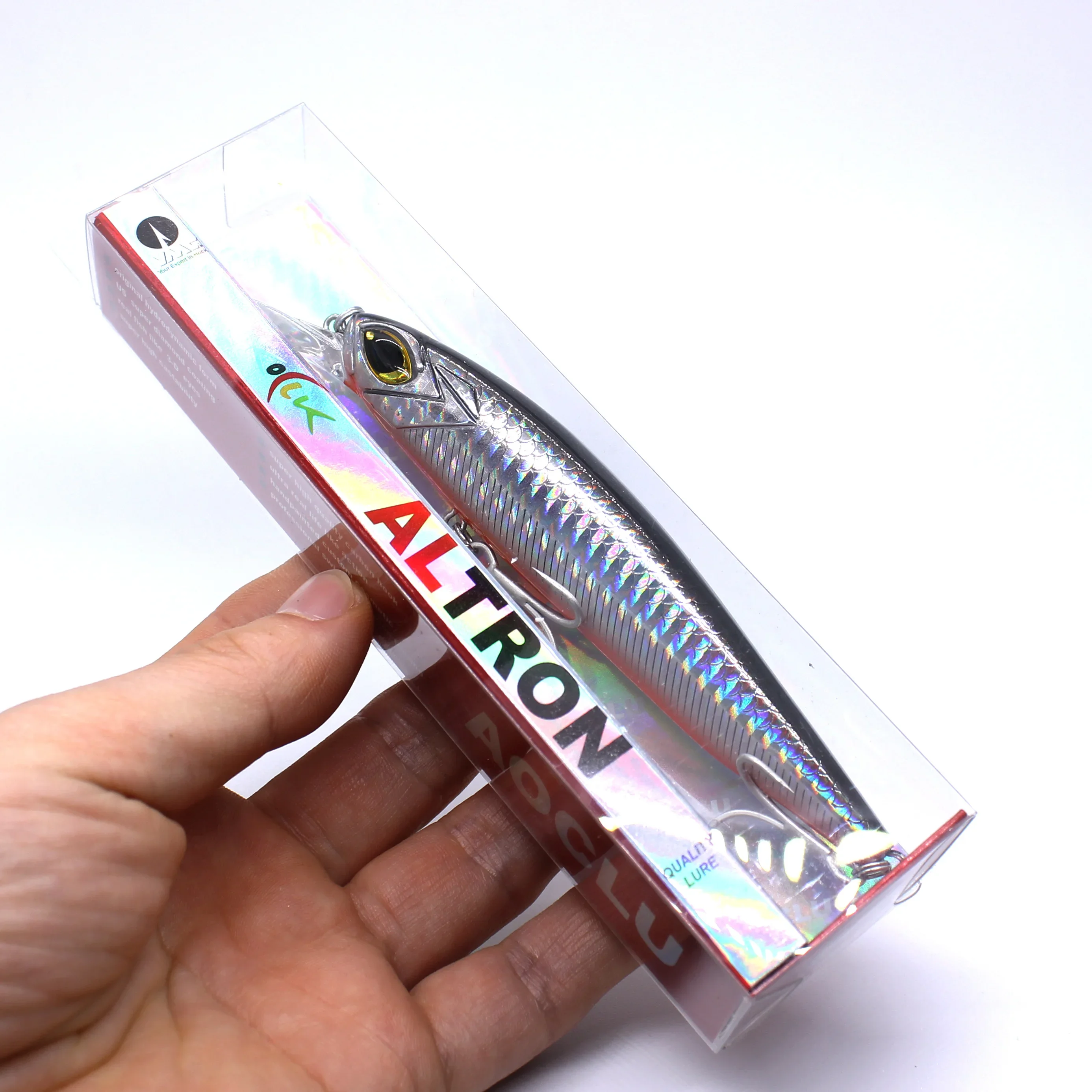 AOCLU Float Trolling Wwobbler 140mm 20g Depth 3.2m Hard Bait Minnow Crank Shad Fishing Lure Magnet Weight Transfer Ocean Fighter