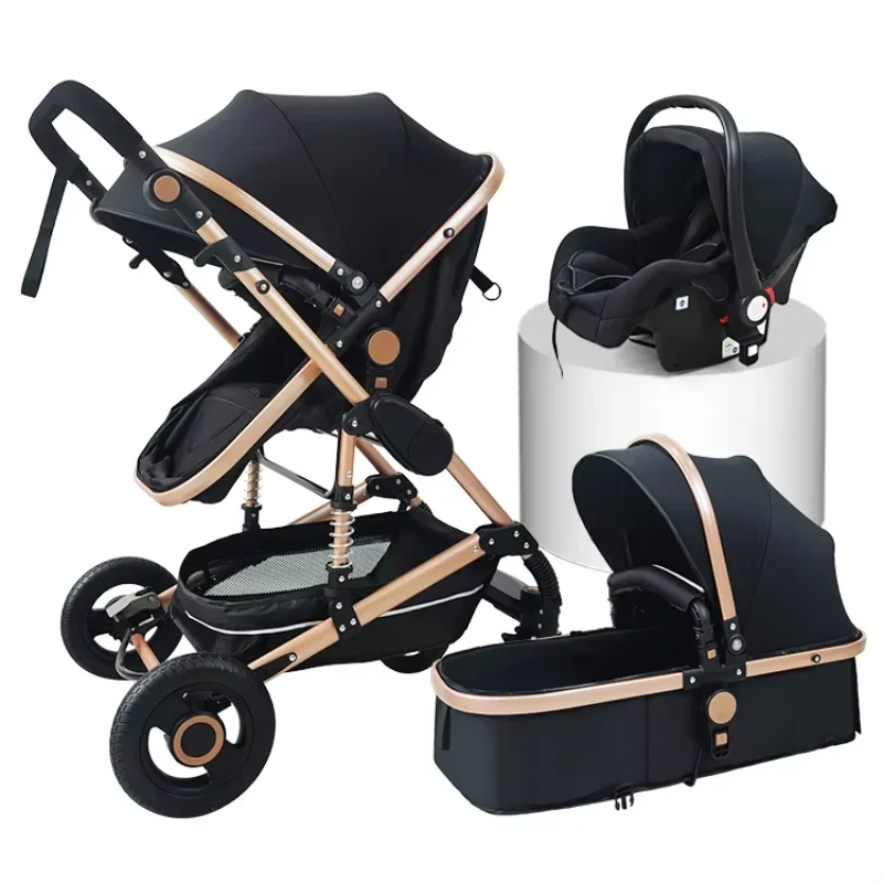 Factory direct selling baby stroller 3 in 1 China Baby Stroller