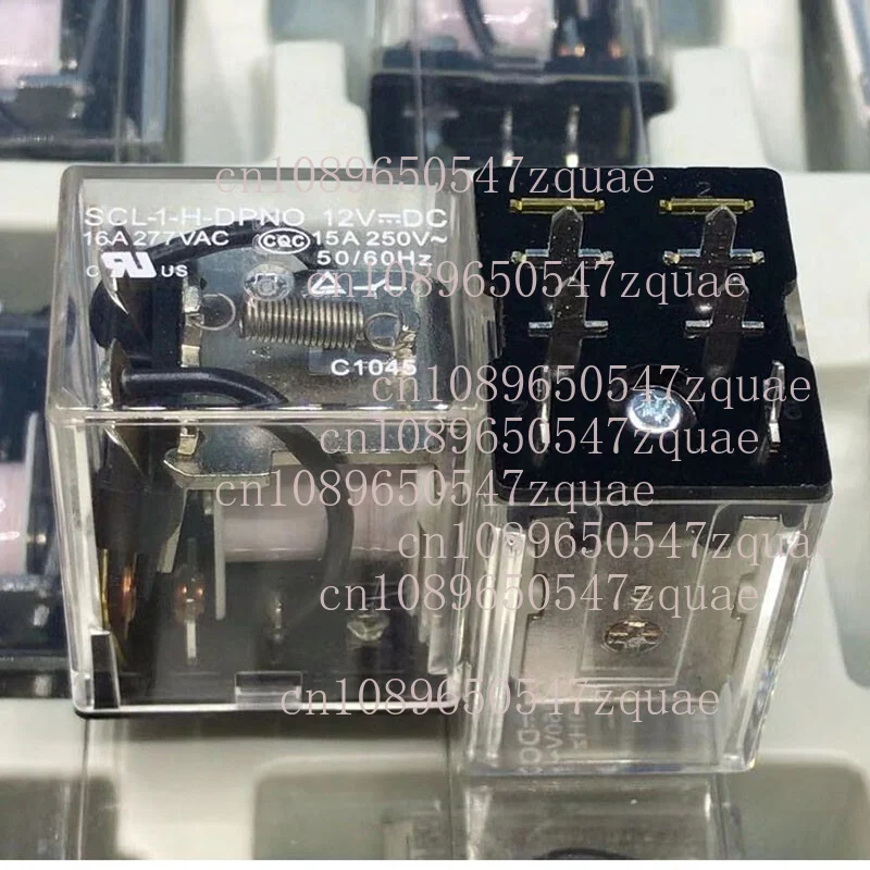 1Pc for SONG CHUAN SCL-1-H-DPNO-F 12VDC Power relay 16A 277VAC 6Pin