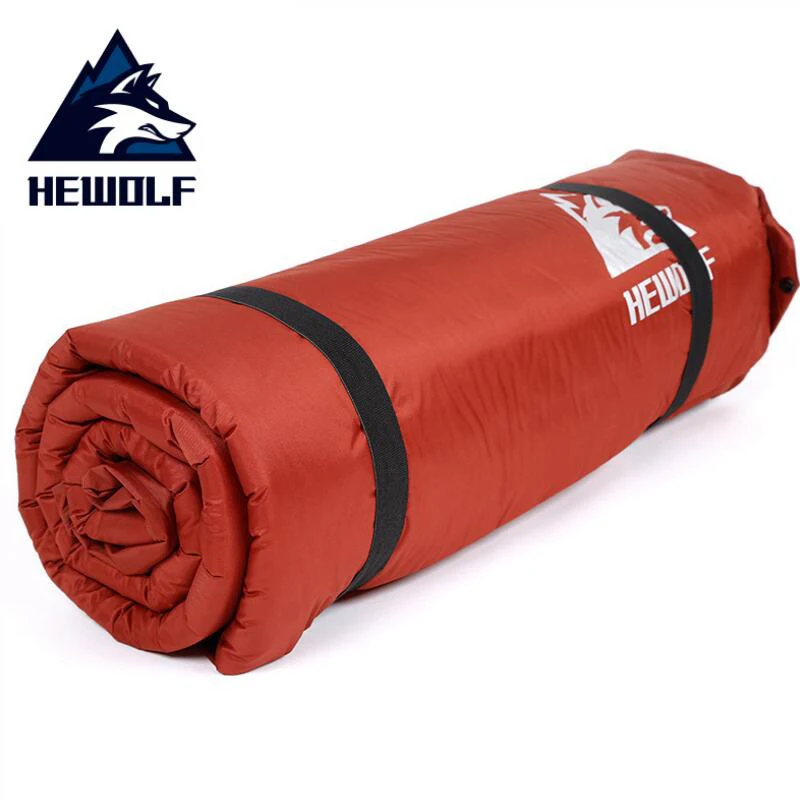 Hewolf Sleeping Self-inflating Mat Inflatable Pad Air Mattress Foam Damp-proof Double Mattress In The Tent For Camping Pad
