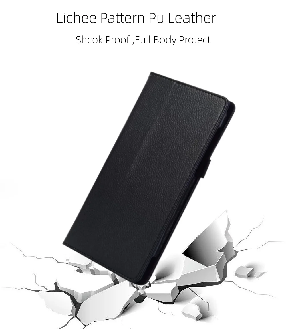 Case for Lenovo Tab 7 Essential TB-7304F TB 7304F 7304 7304I 7304X Tablet Case Lichee Pattern Flip Pu Leather Cases