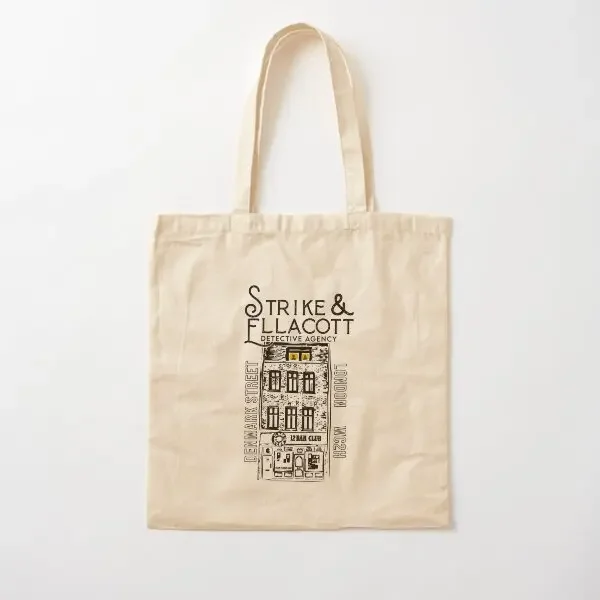 

Cormoran Strike Cotton Canvas Bag Shopper Fabric Travel Grocery Designer Ladies Unisex Casual Tote Shoulder Bag Printed