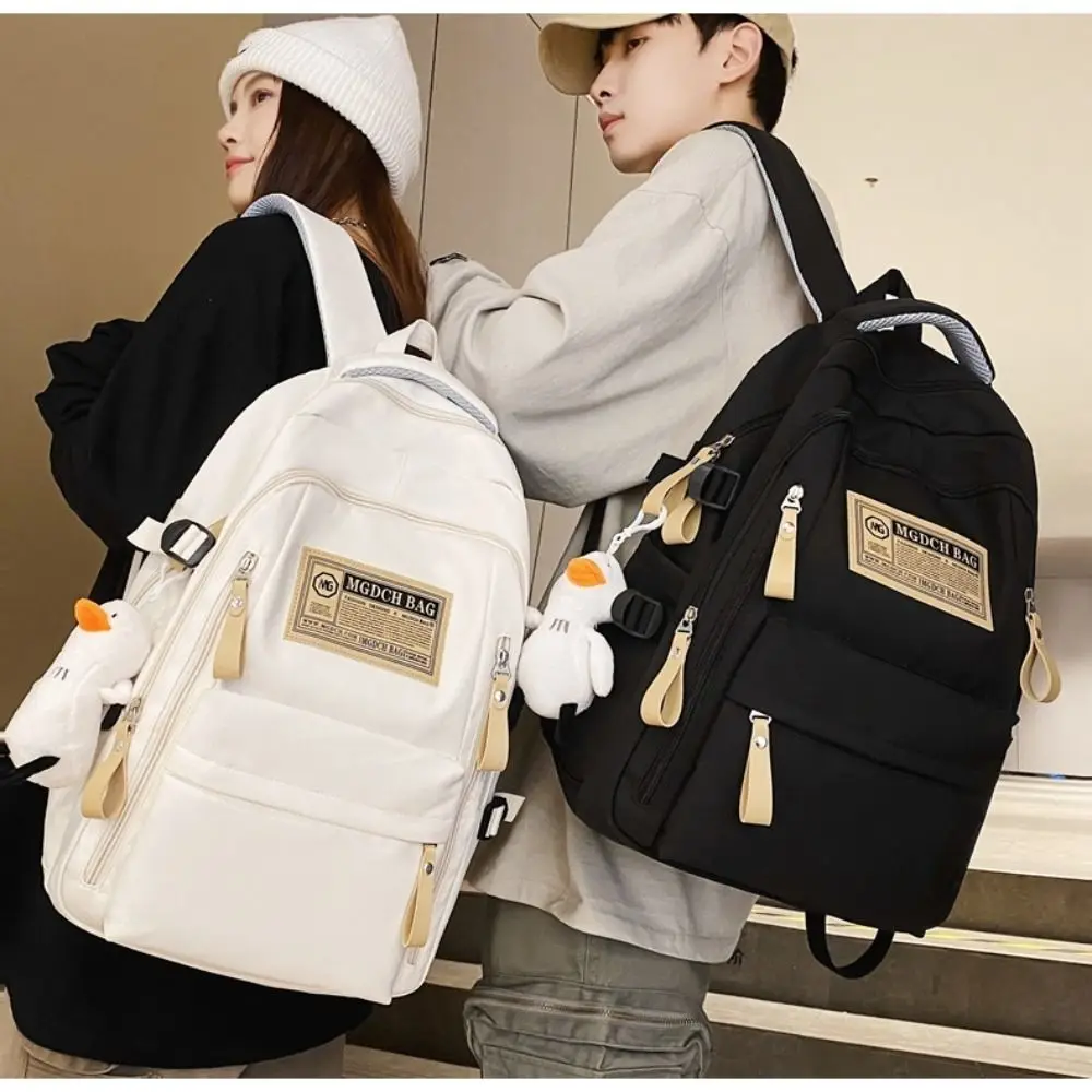 Waterproof College Backpack for Men and Women Book Bag Cool New Leisure Fashion Laptop Backpack Student School Bag Travel Bag