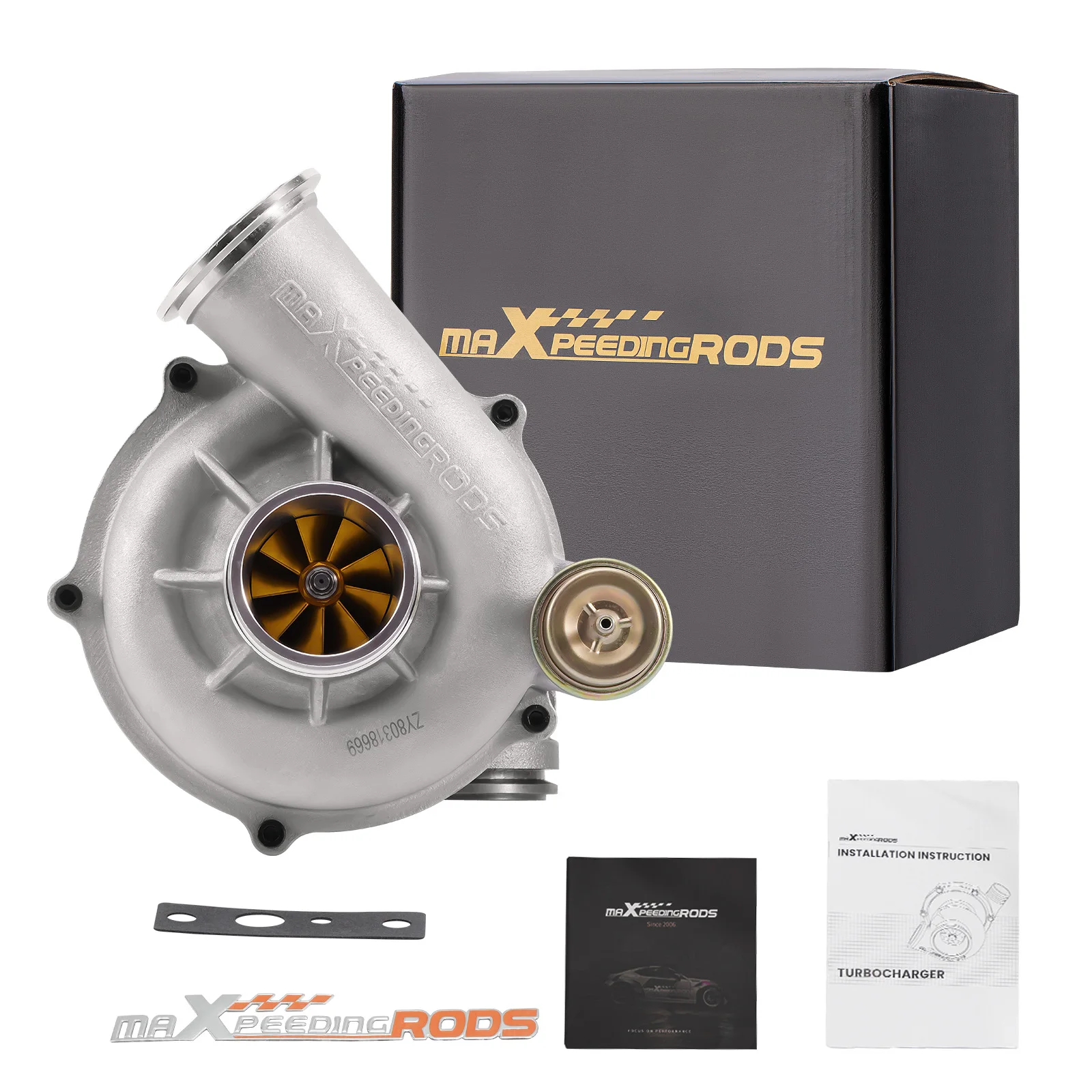 

Турбокомпрессор MaXpeedingrods Billet GTP38 для Ford Excursion 7.3L F-250 F-350 F-450 F-550 1831383C92