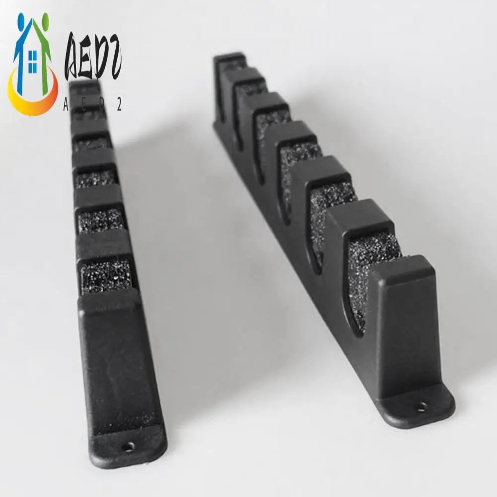 AED2-الصيد الأفقي قضيب Rac قصبة صيد خشبية حامل ل المرآب الصيد تخزين أداة 6 قضيب #1