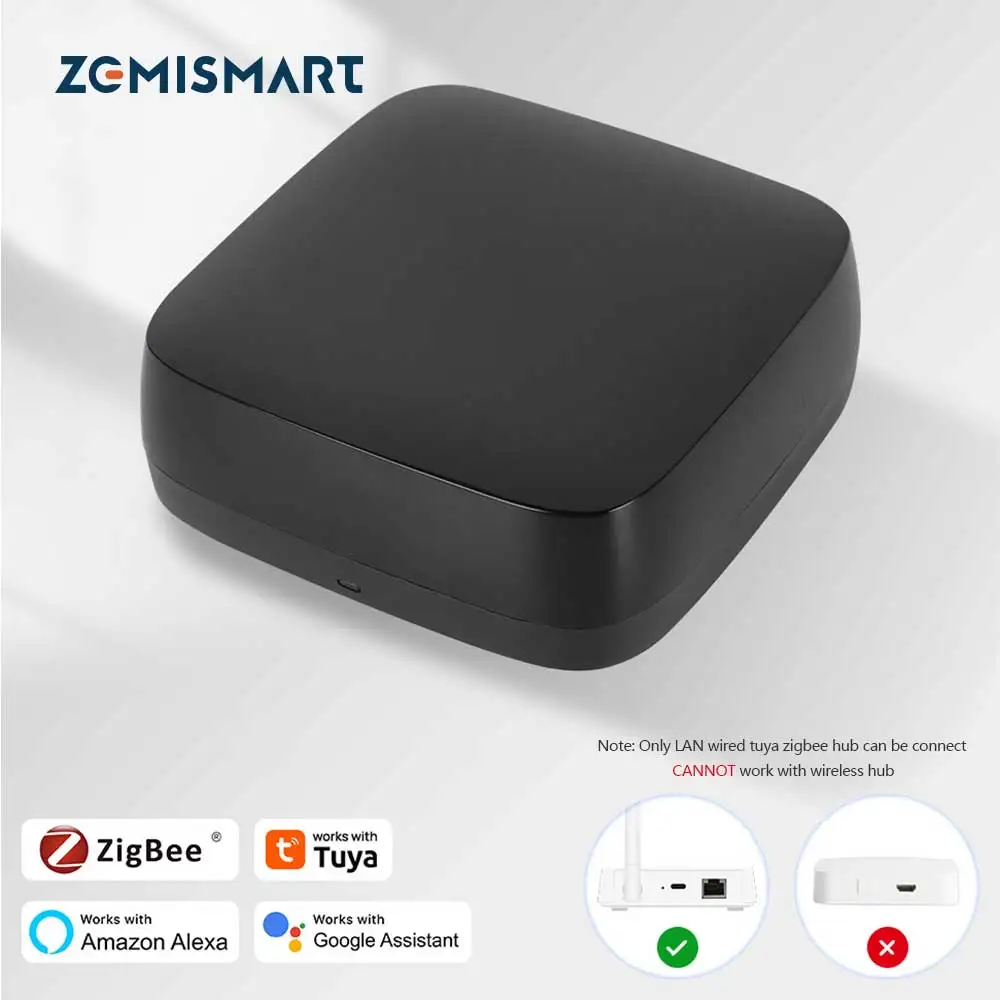 

Zigbee Smart IR Remote Control DIY Learning Universal Infrared Remote for Air-con TV Box Fan Work with Tuya Homekit via M1M6 Hub
