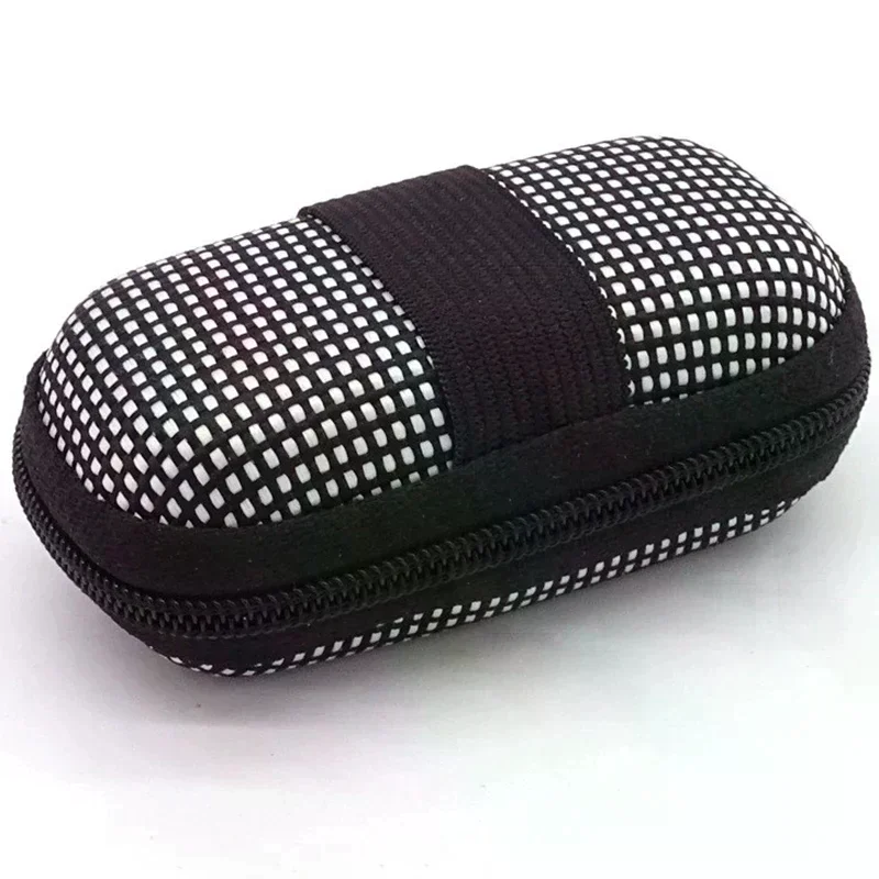 New Portable EVA Zipper Box Folding Reading Glasses Box Protective Case Cover Fashion Unisex Presbyopia Prescription Eyewear