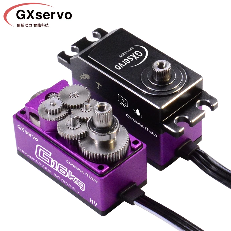 Low Profile Coreless 16KG 20KG 25KG 15KG Bürstenloser Motor Servo Schnelle Geschwindigkeit 0,045 Sek. Metallgetriebe Wasserdicht für Drift Car Crawler