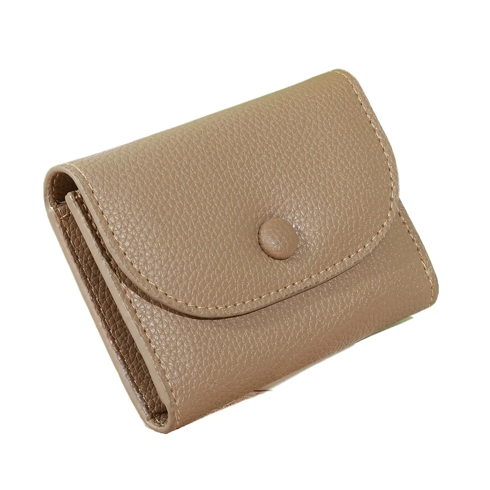 

Portable Zipper Women's Wallet Multi-Cards Slot Practical Card Holder Multifunctional Business Card Bag Mini Coin Purse Unisex