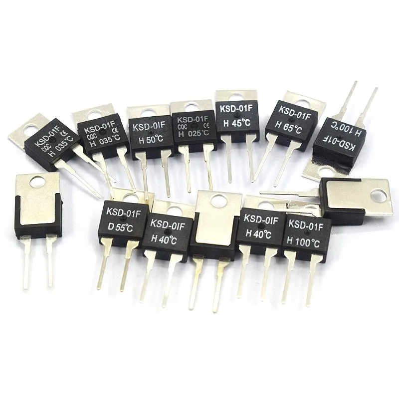 KSD-01F temperature switch, temperature control switch, 0°~150°C, normally open/closed, temperature element