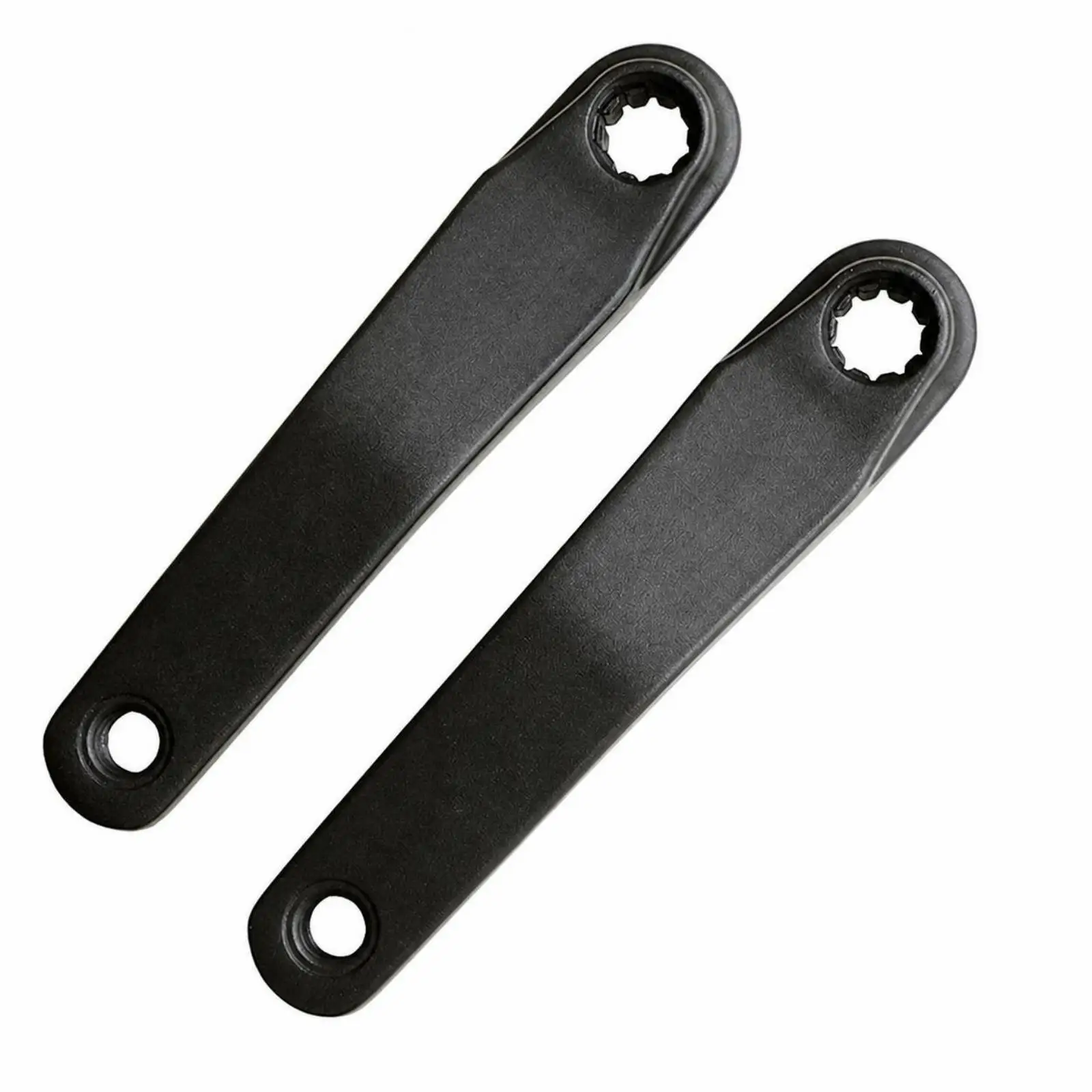 Lightweight Bike Crank Arm Set Black Matte Finish for Electric Bicycle Bottom Bracket Drive Upgrade