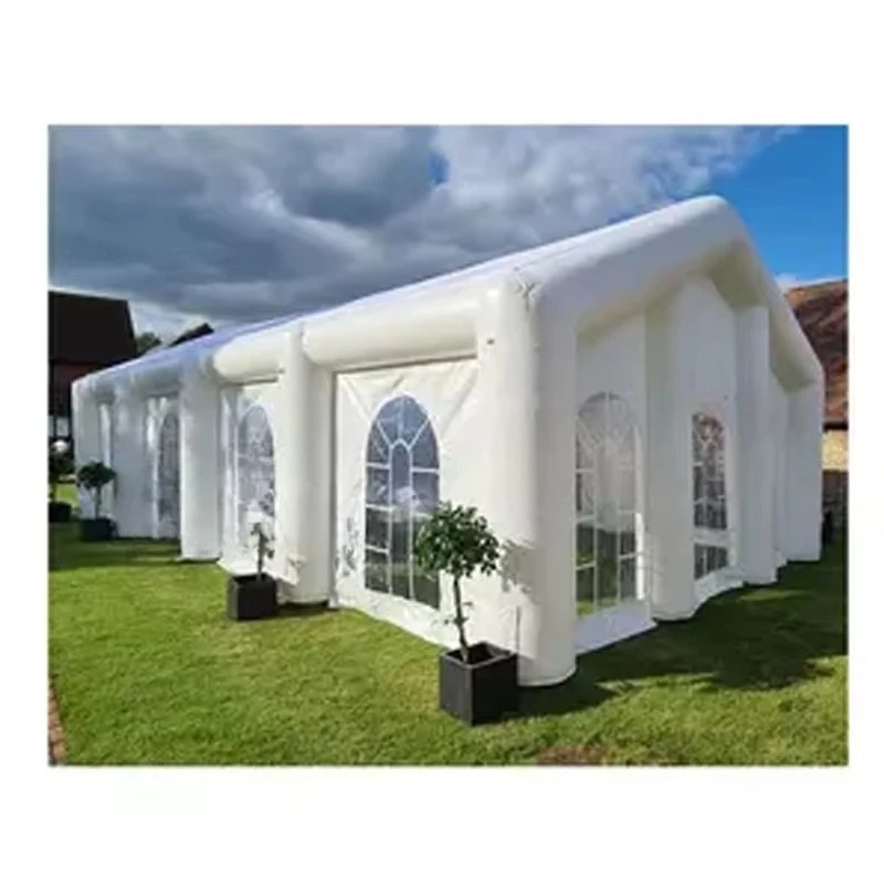 Inflatable camping tent outdoor canvas tent waterproof inflatable outdoor