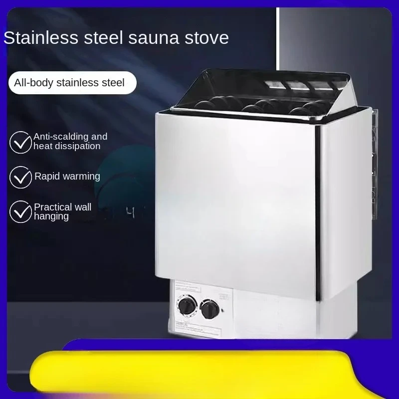 Furnace Home Use and Commercial Use Sauna Room Dry Steam Sauna Stone Heating Pipe Sauna Equipment External Control