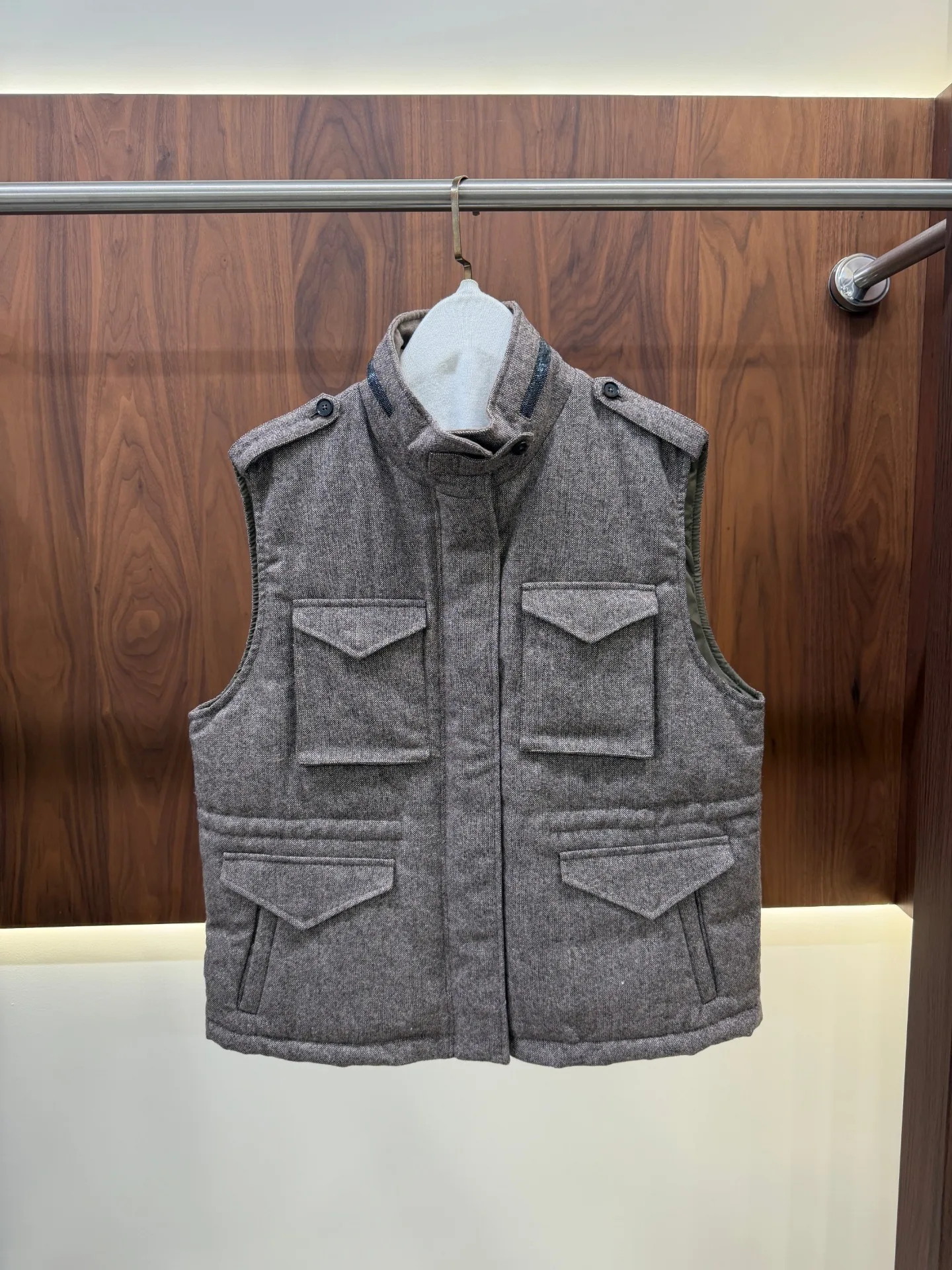 Gilet utilitaire en laine méla - Women'S Fashion Utility Vest avis et prix