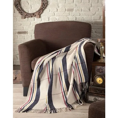 Karna Home Urla Tek Personality Cotton Blanket 150x240 cm