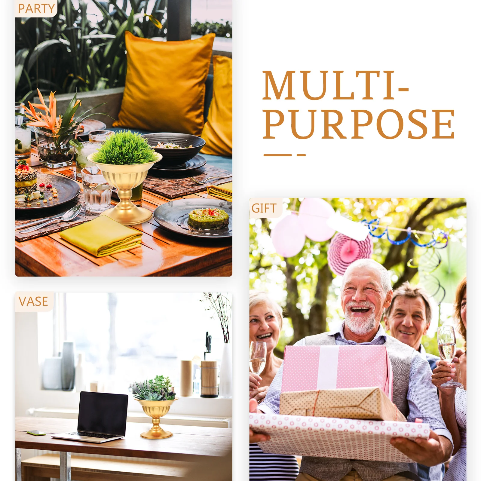 

Premium Iron Flower Vase Floral Arrangement Container For Wedding Home Decor Vintage Metal Plant Pot Decorative