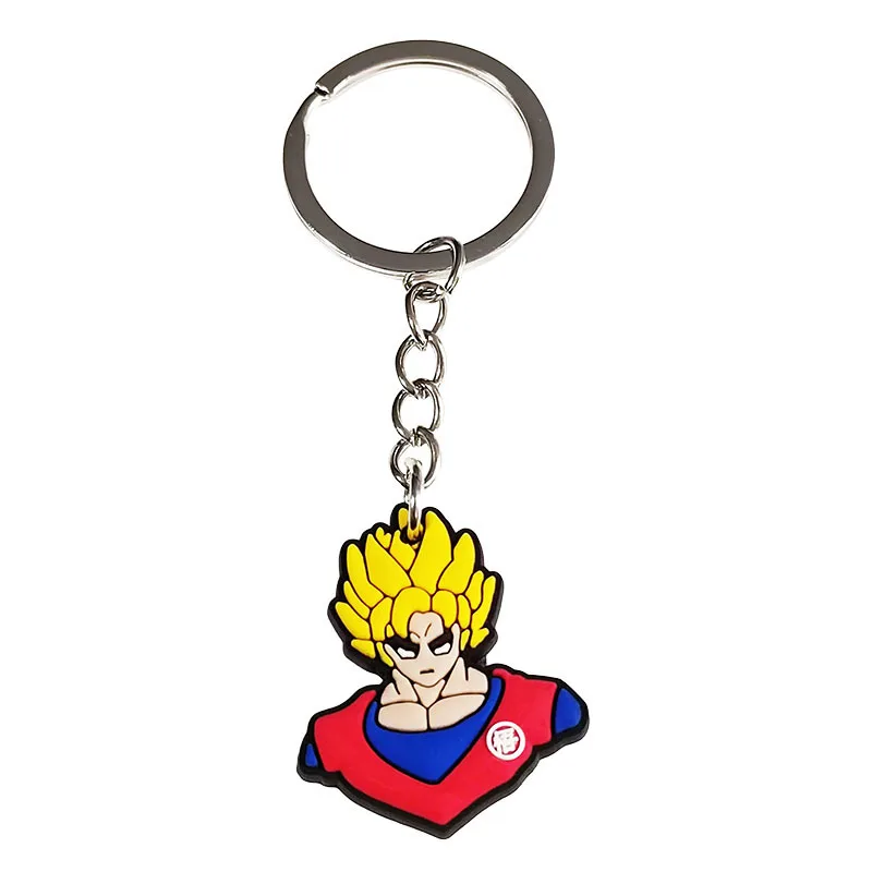 Dragon Ball Anime Son Goku Vegeta PVC Doll Cars Keychain Pendant for Men and Women Universal Decorative Products Accessory Gift
