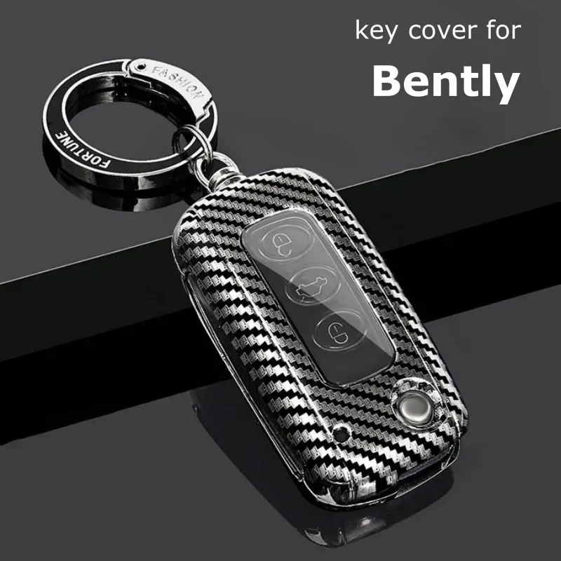 

Чехол для ключей Bentley, держатель для дистанционного брелока, металлические автомобильные аксессуары