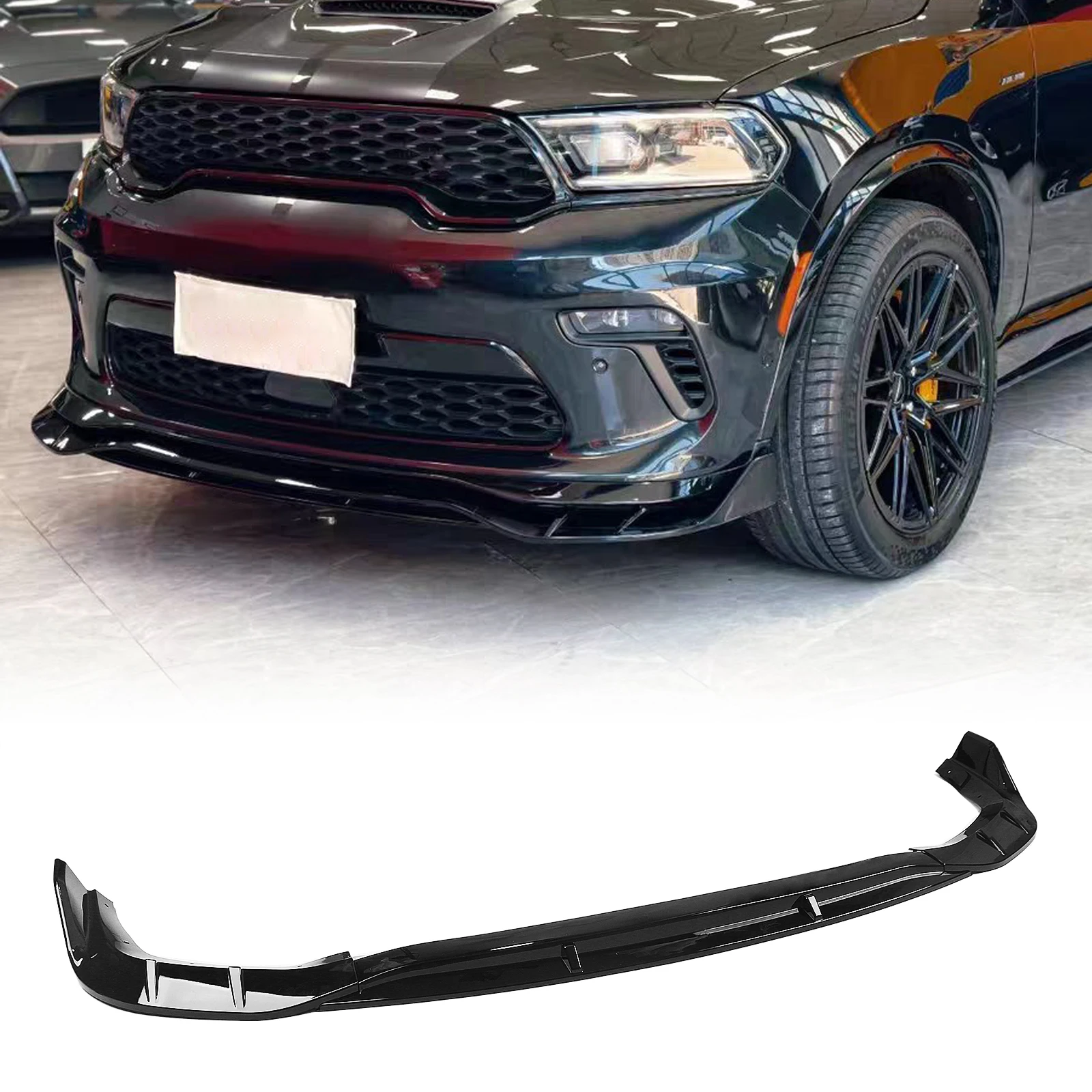 ​For Dodge Durango SRT 2021-2026 Front Spoiler Lip Blade Lower Splitter Guard