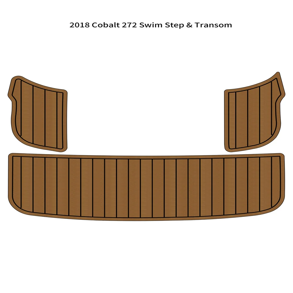 2018 Cobalt 272 Swim Step Transom Boat EVA Faux Foam Teak Deck Floor Pad