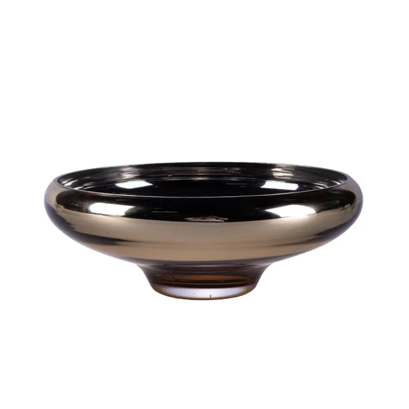 

Light luxury art fruit plate modern simple glass decoration creative ornament high-end exquisite handicrafts