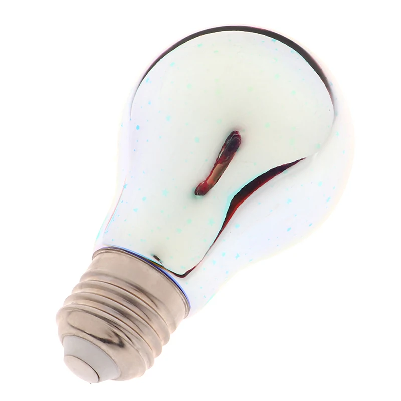 E27 LED ตกแต่ง3D 1ชิ้นหลอดไฟเอดิสันแบบโบราณ4.5W 85-265V โคมไฟดอกไม้ไฟรูปดาวสำหรับประดับต้นคริสต์มาส
