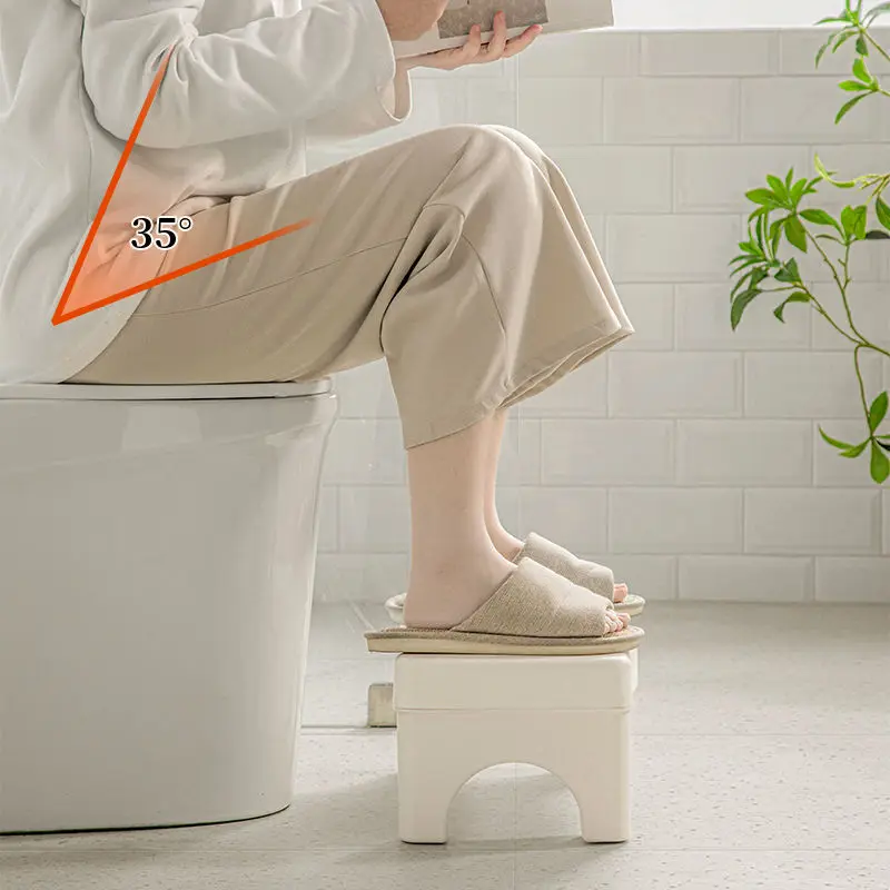 

Bathroom Stool Squatty Potty Thickened Toilet Foot Furniture Pregnant Woman Children Seat Toolsfor Adult Men Old People