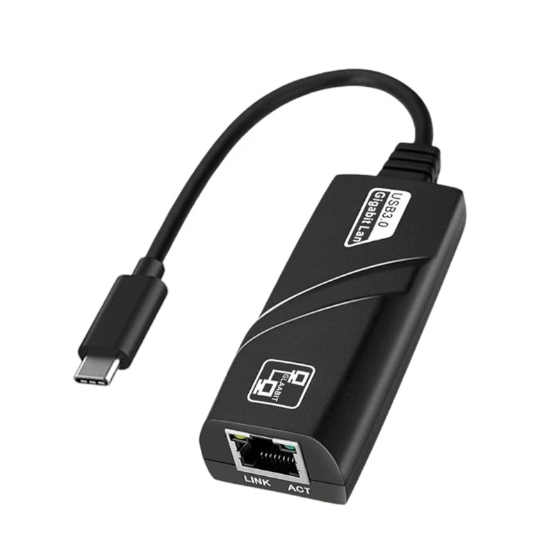 USB Type C to RJ45 LAN Ethernet Adapter for Speed ​​Speed ​​Wireds Networking Connection for Type C Advices